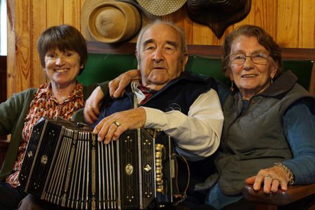 people with accordian